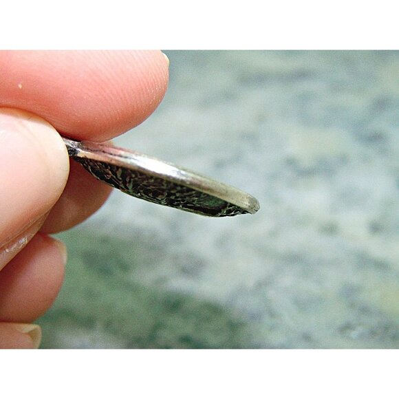 Oberon Design Silver Tone Tree Of Life Charm Pendant Round Britannia Metal 1x1" - Picture 7 of 7